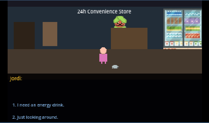 Convenience Store Scene